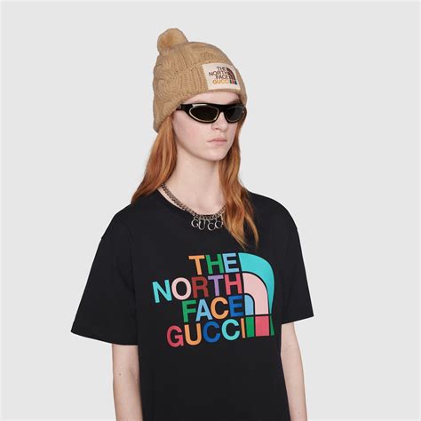 gucci x the north face tshirt|Gucci X north face hoodie.